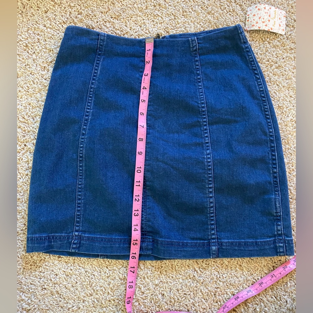 Free People Jeaned Skirt - Picture 6 of 8